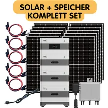 sunenergyxt Solar + Speicher Komplett Set - m