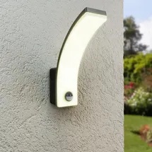 Longlife LED LED Wandleuchte 20 W anthrazit mit Bewegungsmelder IP65