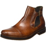 BUGATTI Herren Mirato Boots, Cognac, 43 EU Schmal