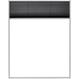 vidaXL Insektenschutz-Plissee für Fenster 80 x 100 cm Schwarz