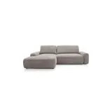 Selsey Ecksofa mit Schlaffunktion Alferia ¦ grau ¦ Maße (cm): B: 264 H: 82