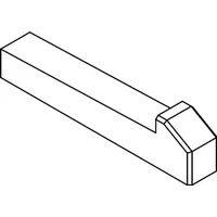 Industrial Quality Supplies DIN 6887 Nasenkeil, ST C45K 8x7x36