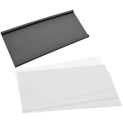 CombiCraft Magnetische Etikettenhalter 100x50 mm- Set von 5 für Effiziente Organisation