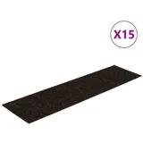 vidaXL Stufenmatte 76 x 20 cm Dunkelbraun