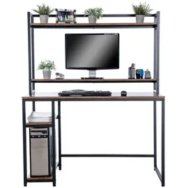 CLP Schreibtisch Billings Schwarz / Braun