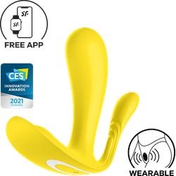 Satisfyer Top Secret+ Connect App, 11 cm, gelb