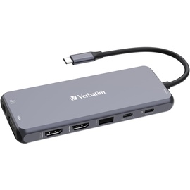 Verbatim USB-C Pro Multiport Hub CMH-14, USB-C 3.0 [Stecker] (32154)