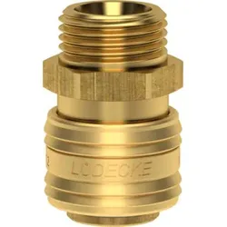 Lüdecke Schnellkuppl. AG DN7,2 MS ES38A G3/8" blank