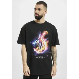 Mister Tee Eat Lit Electric Planet Oversize T-Shirt Black S