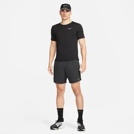 Nike Dri-FIT Stride 7" Brief-Lined Laufshorts Herren 010 black/black/reflective silv XL