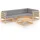 vidaXL Garten-Lounge-Set 6-tlg. Kiefer grau