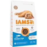 Iams for Vitality Kitten mit Seefisch 2 x 3 kg