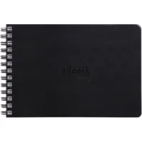Rhodia Touch Book, Doppelspirale, 32 Blatt Paint'ON-Papier extraweiß 250g,
