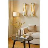 moebel-direkt-online möbel direkt online Wandkerzenhalter 2er-Set Wandkerzenhalter-Set