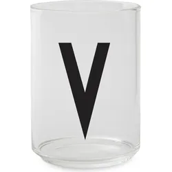 Aj Wasserglas Buchstabe V