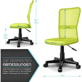 TRESKO Drehstuhl Kunststoff Hellgrün