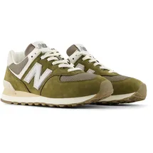 New Balance 574 Herren Calcium / Dark Silver Metallic 40