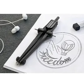 Faber-Castell Schnellverstellzirkel blackstone