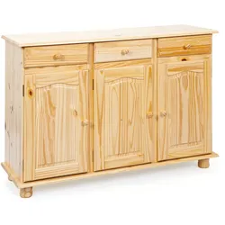 Abill Sideboard 3 Schubladen,3 Türen, natur.