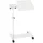 aktivshop Bett- und Beistelltisch, höhenverstellbar 73-118 cm, mit Rollen, weiß