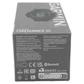Garmin Forerunner 55 Silikonarmband schwarz