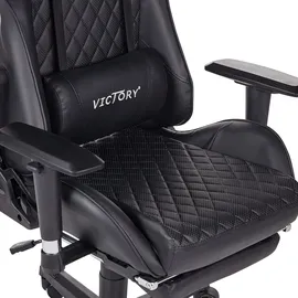 Beliani VICTORY Gaming-Stuhl Schwarz