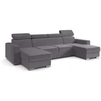 altdecor Ecksofa mit Schlaffunktion und Bettkasten, ideal als Gästebett, Polstercouch in U-Form