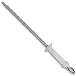 Wetzstahl Pirge 30 cm Rund Weiß
