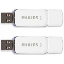 Philips USB 2.0 2-Pack 32GB Snow Edition Shadow Grey