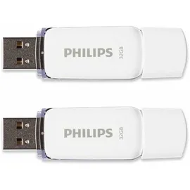 Philips USB 2.0 2-Pack 32GB Snow Edition Shadow Grey
