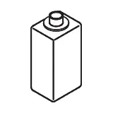 Hewi 805 Leerflasche 805.06.E02 für Desinfektionsmittelspender, 500ml