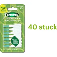 DenTek Eco Dentek Eco Comfort Picks 40 Stück – Interdentalbürste