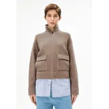 ARMEDANGELS SHORT KNIT Strickjacke beige XS