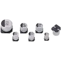 Weltron Elektrolyt-Kondensator SMD 100 μF V/DC 20 % x H) 8 mm x 6 mm