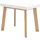 SKRAUT HOME Ausziehtisch 140 x 73 x 90 cm weiß