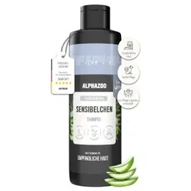 alphazoo Sensibelchen Hundeshampoo 250 ml Rosa/Weiß
