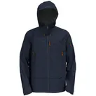 Odlo Wanderjacke X-Alp 3L (Hardshell, Kapuze, wasserdicht) dunkelblau Herren