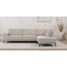 OTTO home Ecksofa OTTO HOME "OLAND L-Form, B: 289 cm, Skandi-Design", sand, B:289cm H:85cm T:210cm, 92%PES 8%NY, Sofas, Ecksofa, Struktur, Flachgewebe, Luxus-Microfaser, Boucle