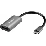 Sandberg USB-C zu HDMI Capture Link 0,19 m Grau