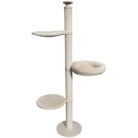 active cats Domestic Deckenspanner 3 Schlafplätze weiß