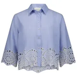 Cartoon Blusentop blau 44