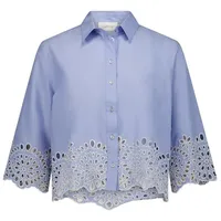 Cartoon Blusentop blau 44