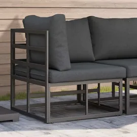 vidaXL Gartenmöbel Schwarz 70 x 70 x 32 cm Metall
