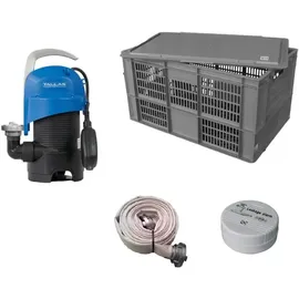 EWUAQUA iFlut Anti-Flut Set Hochwasserpumpe 10202 Tauchmotorpumpe, 8 cbm/h, 15m C-Schlauch