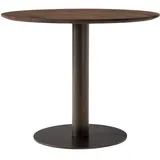 &Tradition In Between SK11 Esstisch, Ø 90 cm, bronzed / walnuss geölt