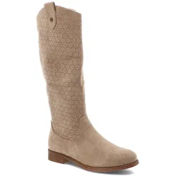 Beige Stiefel S.Barski Aus Material, 37