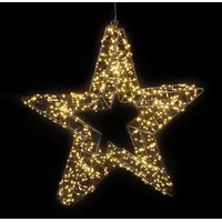Lunartec 3D-LED-Lichterstern, Firework-Effekt, 960 LEDs, warmweiß, IP44, 38 cm