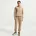 Fleece Beige/Braun M