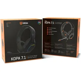 Krom Auriculares Gaming Bluetooth 7.1 - Schwarz