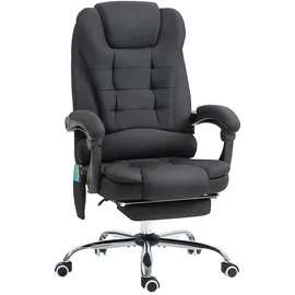 Vinsetto Chefsessel Polyester Schwarz